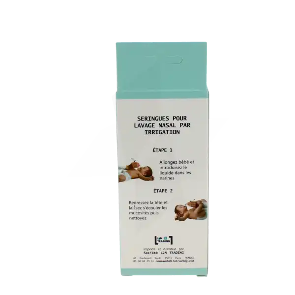 L2n Seringues Lavage Nasal Colorés B/2