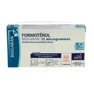 Formoterol Biogaran 12 Microgrammes, Poudre Pour Inhalation En Gélule