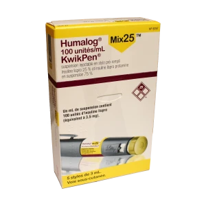 Humalog Mix25 100 Ui/ml Kwikpen, Suspension Injectable