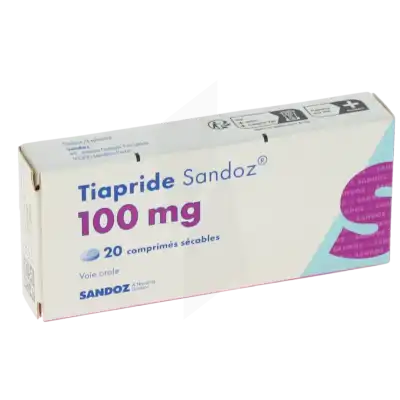 TIAPRIDE SANDOZ 100 mg, comprimé sécable