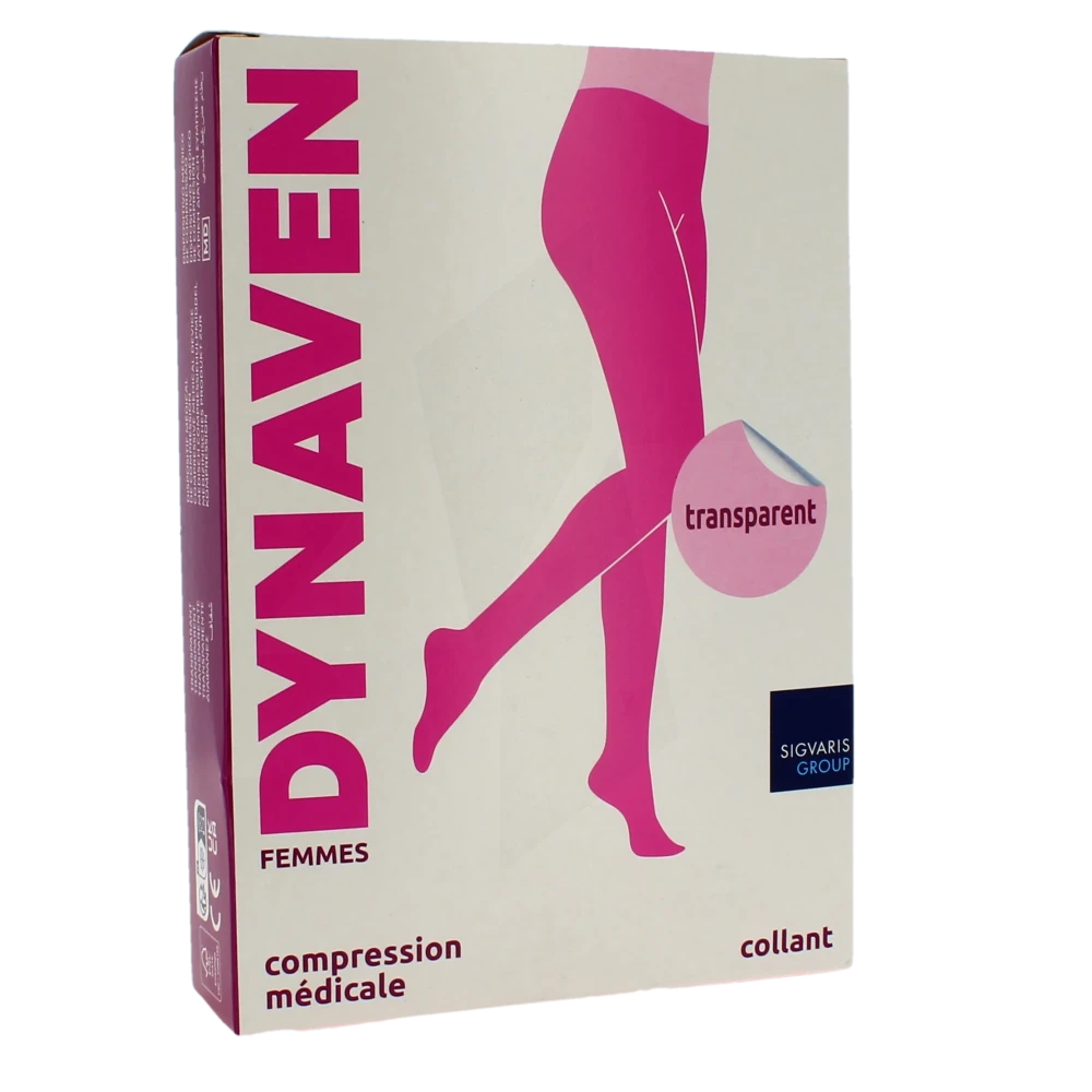 Sigvaris Dynaven Transparent Collant Confort Classe 2 Beige Clair Long M