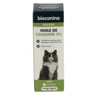 Biocanina Huile De Chanvre 5% Fl/10ml