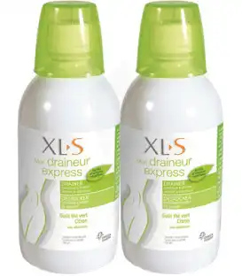 Xls Médical Draineur Express Solution Buvable Thé Vert Citron 2*500ml à  JOUÉ-LÈS-TOURS