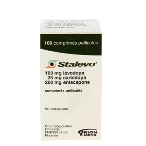 Stalevo 100 Mg/25 Mg/200 Mg, Comprimé Pelliculé