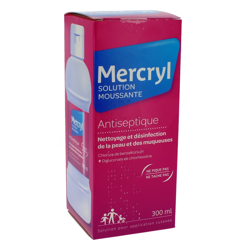 Mercryl Solution Moussante, Solution Pour Application Cutanée