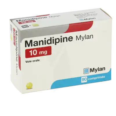 Manidipine Viatris 10 Mg, Comprimé à Dreux