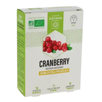 Dayang Cranberry BIO 15 gélules
