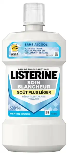 Listerine B/bouc Soin Blc Men500ml