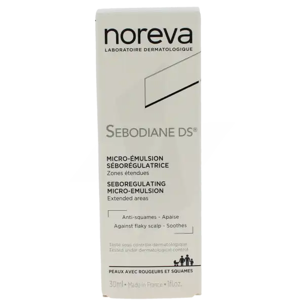 Noreva Sebodiane Ds Micro Emulsion Séborégulatrice T/30ml