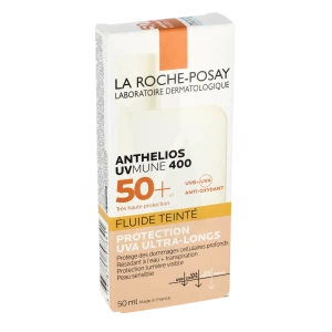 La Roche Posay Anthelios Uvmune 400 Spf50+ Fluide Teinté Avec Parfum Fl Airless/50ml