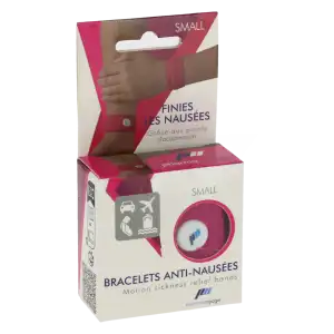Pharmavoyage Bracelet Anti-nausées Enfant Rose Small B/2 à LA COTE-SAINT-ANDRÉ