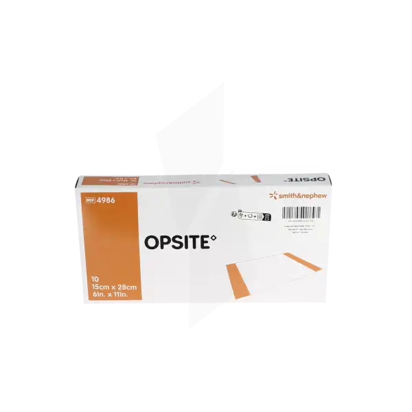 Opsite, 28 Cm X 15 Cm Boîte De 10