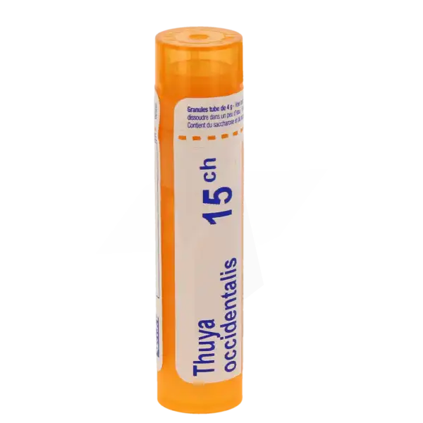 Boiron Thuya Occidentalis 15ch Granules Tube De 4g