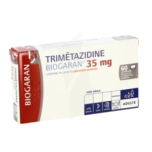 Trimetazidine Biogaran 35 Mg, Comprimé Pelliculé à Libération Modifiée