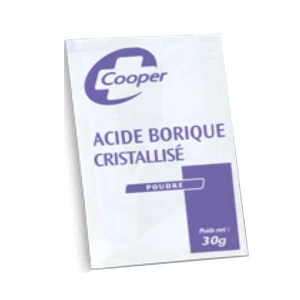 Cooper Acide Borique Cristalisé 30g B/20