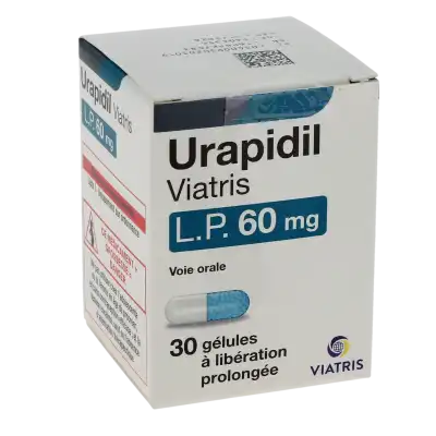 Urapidil Viatris Lp 60 Mg, Gélule à Libération Prolongée à POITIERS