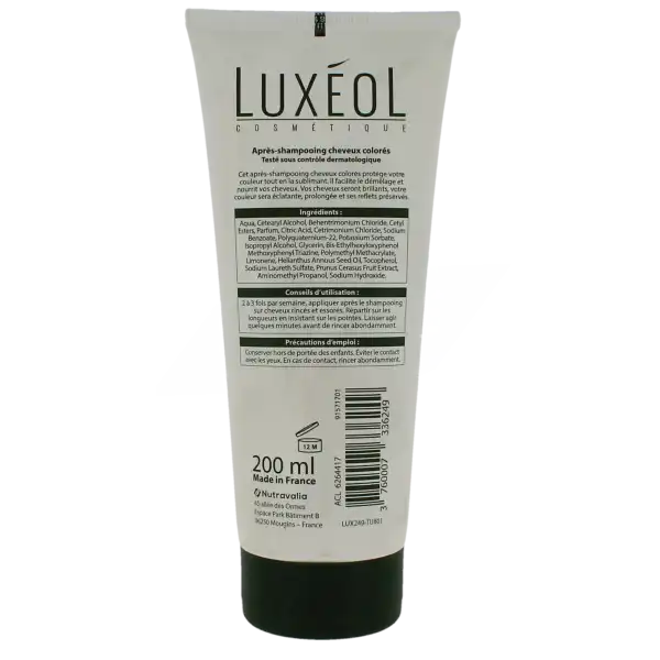 Luxeol Bme Après-shampooing Cheveux Colorés T/200ml