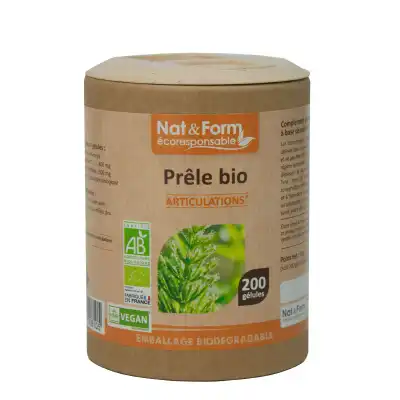 Nat&form Eco Responsable Prêle Bio Gélules B/200 à PINS-JUSTARET