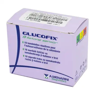 Glucofix B - Ketone Sensor, Bt 10 à Lyon