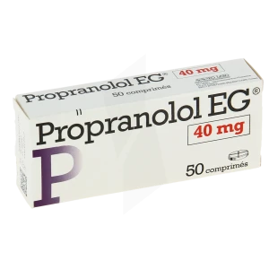 Propranolol Eg 40 Mg, Comprimé