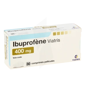Ibuprofene Viatris 400 Mg, Comprimé Pelliculé