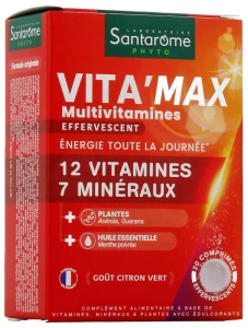 Santarome Vita'max Effervescent Comprimés B/20