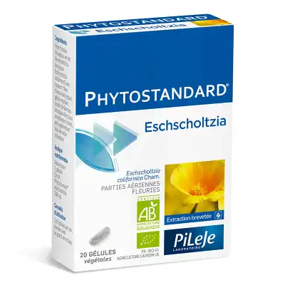 Pileje Phytostandard - Eschscholtzia 20 Gélules Végétales à Pau