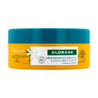 Klorane Solaire Crème Sublimatrice Après-soleil Tamanu Bio Et Monoï Pot/200ml à MIRAMONT-DE-GUYENNE