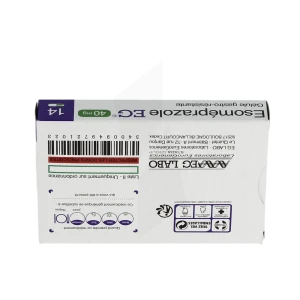 Esomeprazole Eg 40 Mg, Gélule Gastro-résistante