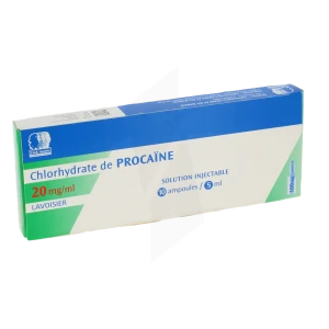 Chlorhydrate De Procaine Lavoisier 20 Mg/ml, Solution Injectable