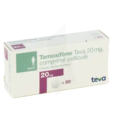 Tamoxifene Teva 20 Mg, Comprimé Pelliculé à VILLERS-LE-LAC