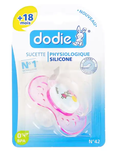 Sucette Dodie Physiologique Silicone18 Mois +