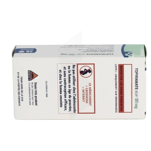 Topiramate Bgr 50 Mg, Comprimé Pelliculé
