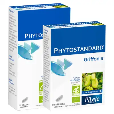 Pileje Phytostandard - Griffonia 20 Gélules Végétales à Muttersholtz