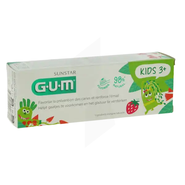 Gum Kids Gel Dentifrice 3ans+ T/50ml