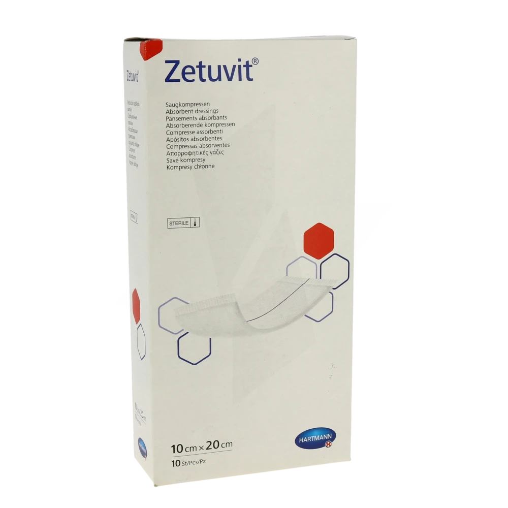Zetuvit® Pansement Absorbant         10 X 20 Cm - Boîte De 10