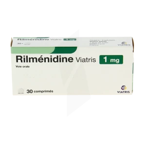 Rilmenidine Viatris 1 Mg, Comprimé