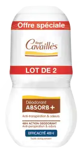 Acheter Rogé Cavaillès Déodorants Déo Absorb+ Efficacité 48H Roll-on 2x50ml à CUISERY