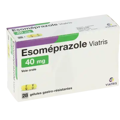 Esomeprazole Viatris 40 Mg, Gélule Gastro-résistante à Lherm