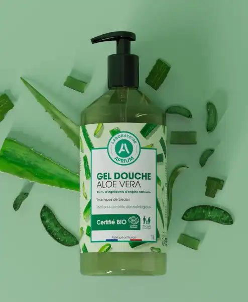 Laboratoire Aprium Gel Douche Aloe Vera Bio Fl Pompe/1l