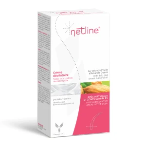 Netline Crème Dépilatoire Visage & Zones Sensibles T/75ml