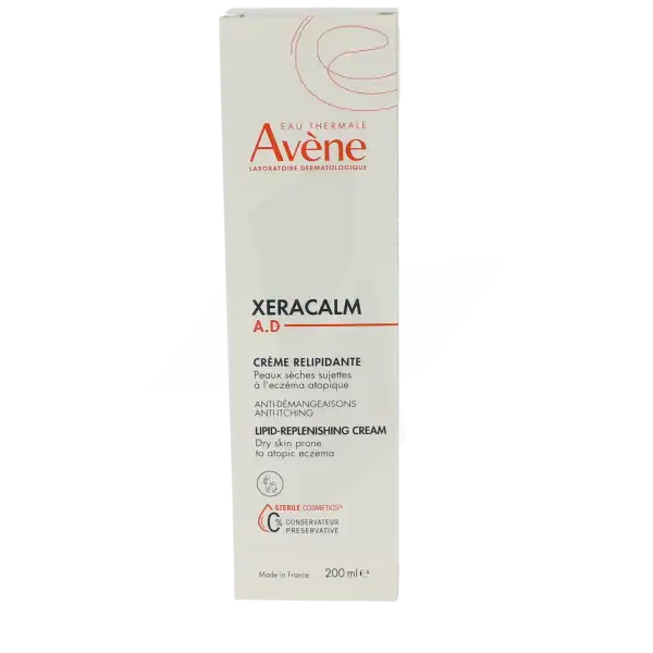 Avène Eau Thermale Xeracalm A.d Crème Relipidante Cosmétique Stérile T/200ml