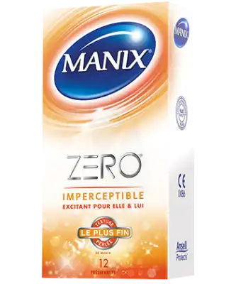 Manix Zéro Préservatif Excitant B/12 à AIX-EN-PROVENCE