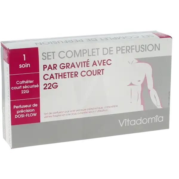 Vitadomia Set De Perfusion Voie Sous-cutanée 22g