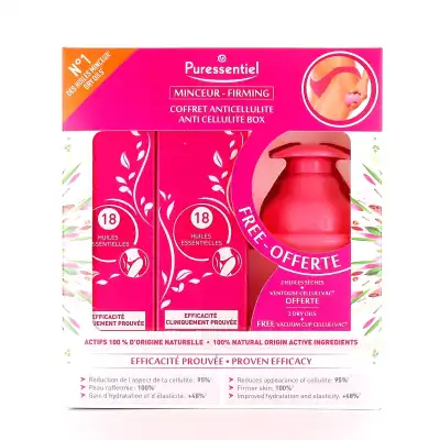 Puressentiel Minceur Huile Sèche 18 Huiles Essentielles 2fl/100ml+ventouse à TOULON