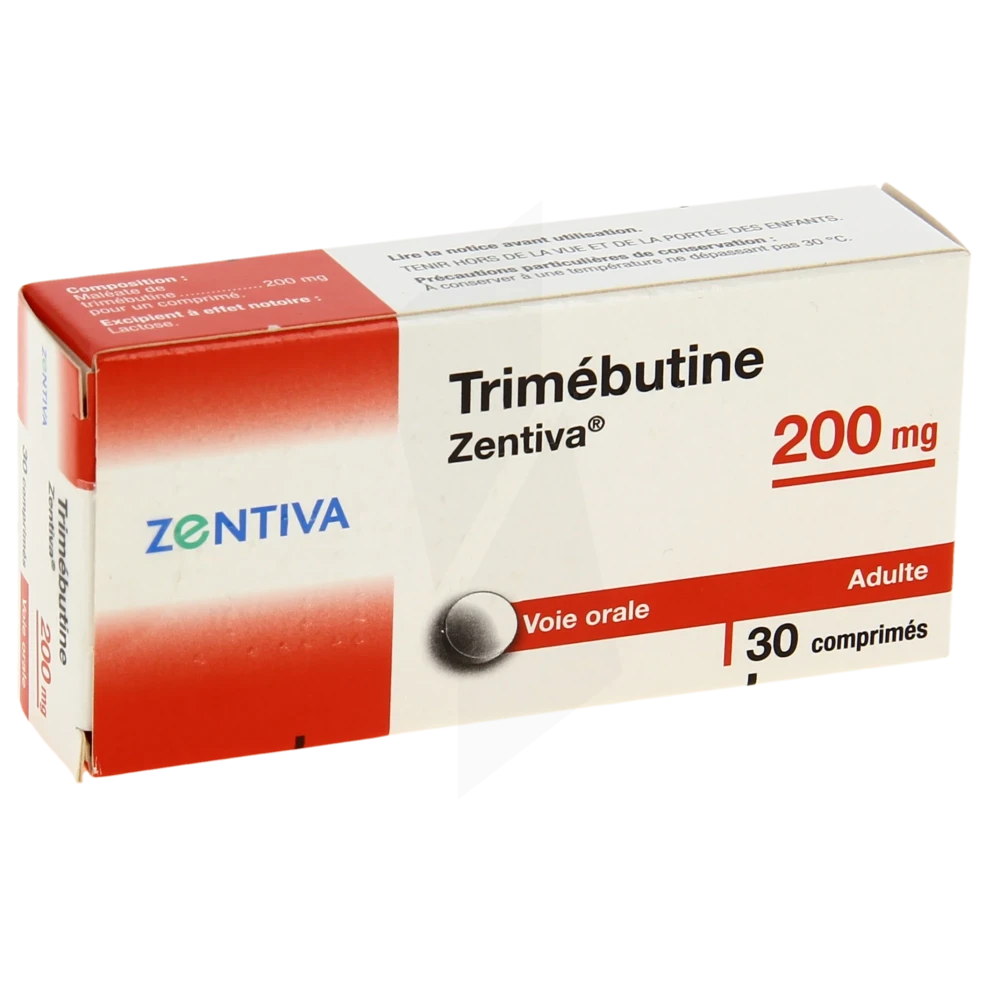 Trimebutine Zentiva 200 Mg, Comprimé