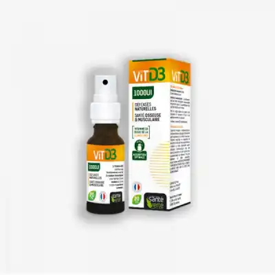 Santé Verte Vitamine D3 1000 Ui Solution Buvable Fl Compte-gouttes/20ml à BARCARÈS (LE)