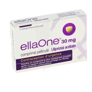 Ellaone 30 Mg, Comprimé Pelliculé