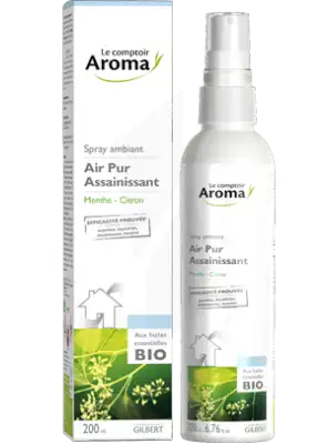 Air Pur Spray Ambiant Assainissant Menthe-citron Spray/200ml à SARROLA-CARCOPINO