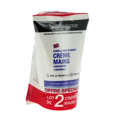Acheter Neutrogena Crème mains hydratante concentrée 2 tubes de 50 ml à Veauche